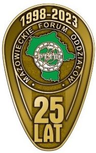 Odznaka 25 lecia Mazowieckiego Forum Oddziałów PTTK